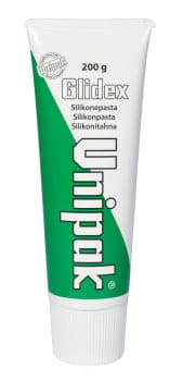 Unipak Glidex silikonepasta, drikkevandsgodkendt, 200 g